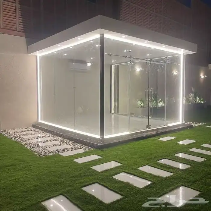 تنسيق حدائق شلالات نوافير بحص ديكوري 7