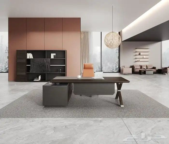 مودرن أحدث فخم مكتب إدارة كاملة طقم مودرن كنب و كراسي فخم 0