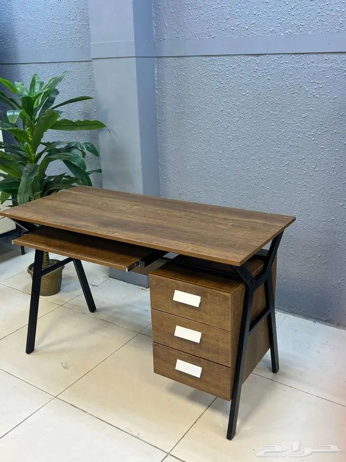 مكاتب طاولات صغير مع ادراج جديد شكل مودرن فخم مع كراسي مكتبي 5