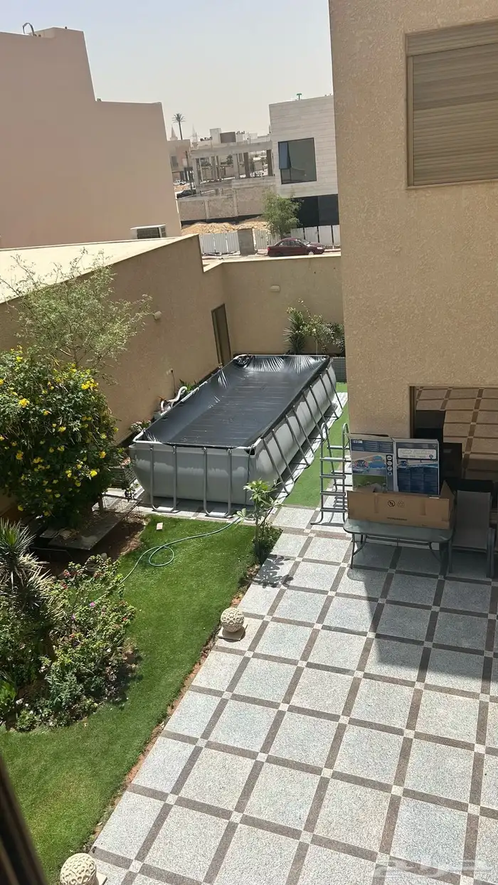 مسبح فاخر للبيع - بركة سباحة 4.57 متر وارتفاع 122سم 6