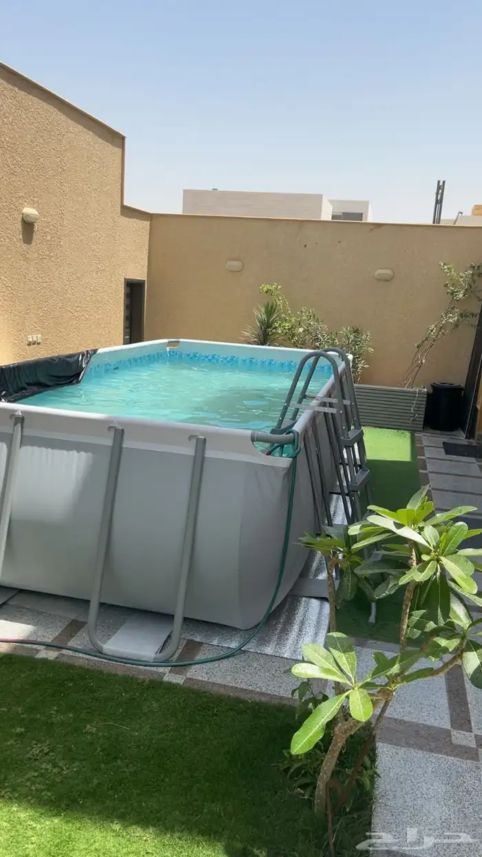 مسبح فاخر للبيع - بركة سباحة 4.57 متر وارتفاع 122سم 5