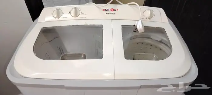 غساله ملابس نصف اتوماتيك بحوض ثنائي 2