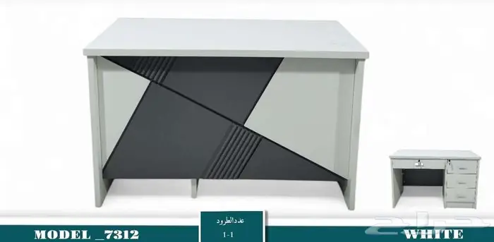 مكاتب طاولات صغير مع ادراج جديد شكل مودرن فخم مع كراسي مكتبي 7