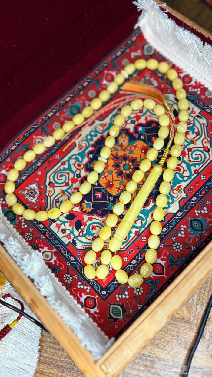 سبحة كهرمان كهرب 5