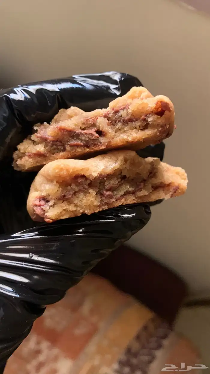 كوكيز بالطلب طرية وملغم بالشوكلاته بلجيكي 3