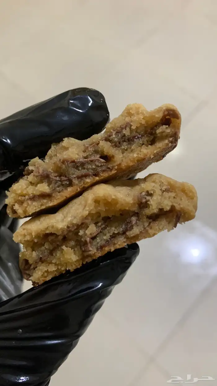 كوكيز بالطلب طرية وملغم بالشوكلاته بلجيكي 1