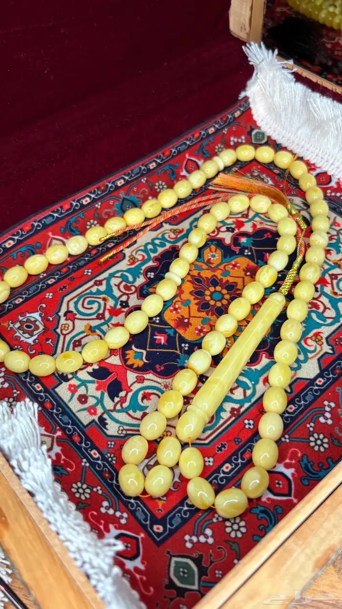 سبحة كهرمان كهرب 4