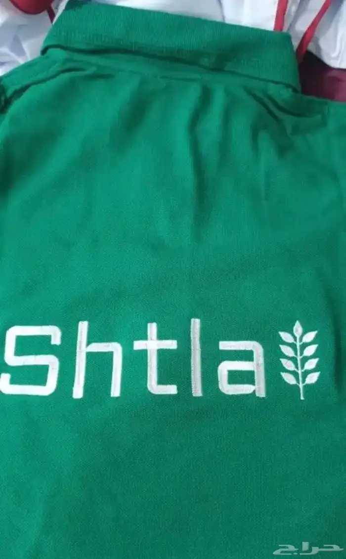 تيشرت بولو مع التطريز 35 ريال تطريز امام وظهر 3