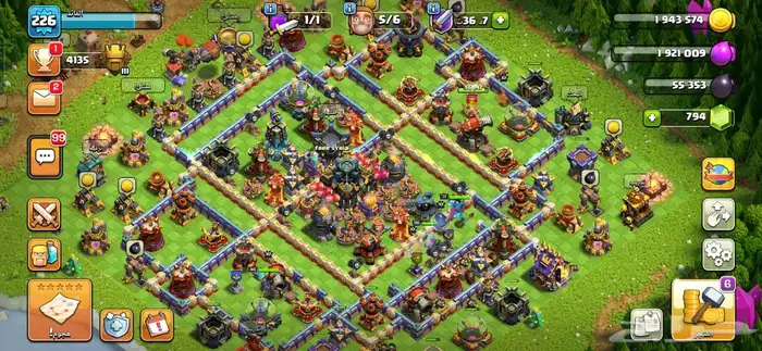 تاون 17 ماكس رخيصه كلاش اوف كلانس 0