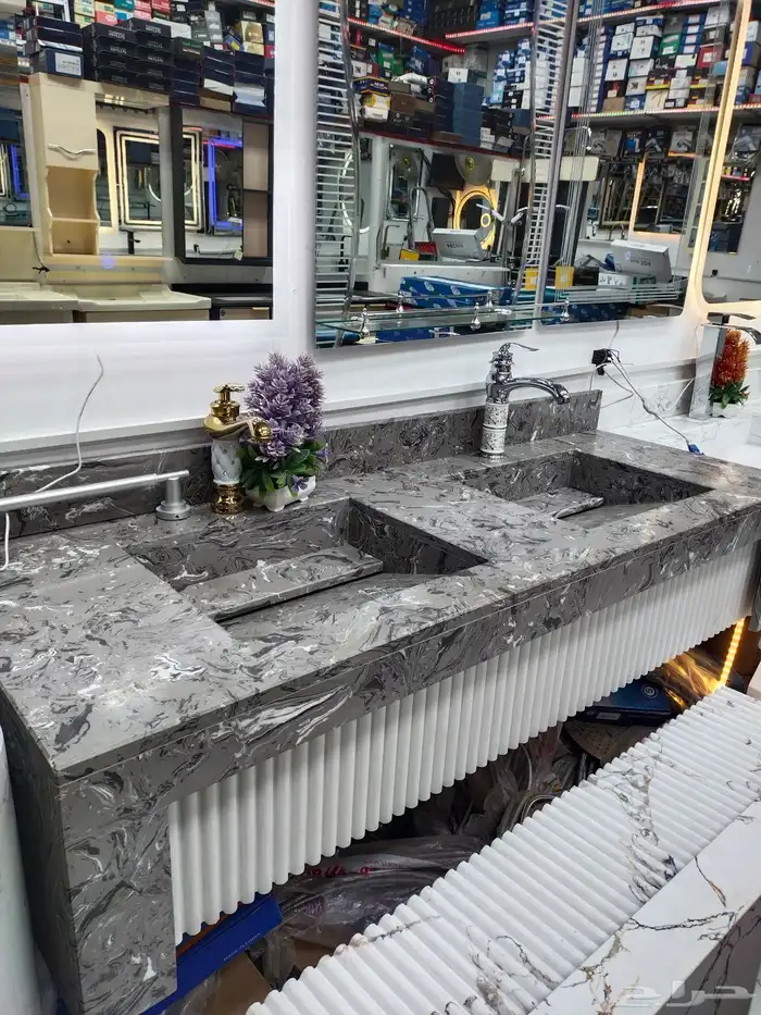 رخام وجرانيت و مغاسل الرخام ومطابخ رخام 20