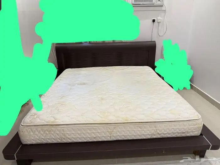 سرير نفرين بمرتبته مقاس _180 200 0