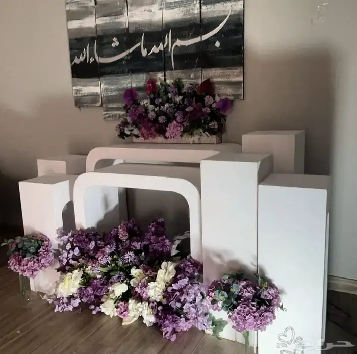 تنسيق كامل بكج ريفي كوش مدخل عقد قران 4