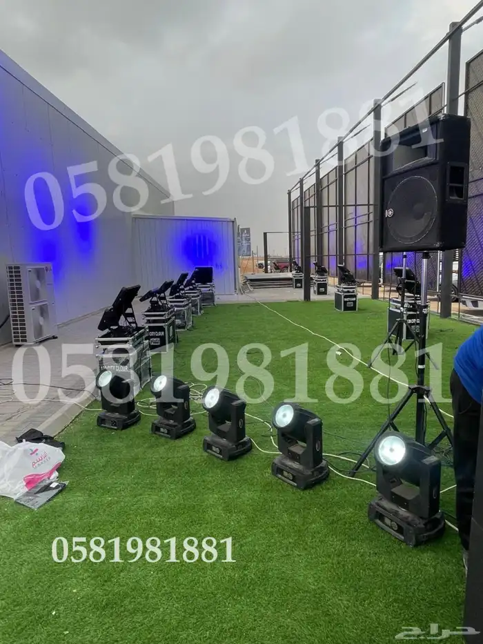 ليازر اضاءه بلونات راقصه بلونة الشيف تراس بيم 4