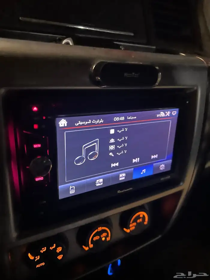 شاشة سيارة رود ماستر و4 سماعات بايونير ومسجل كامري 2002 1