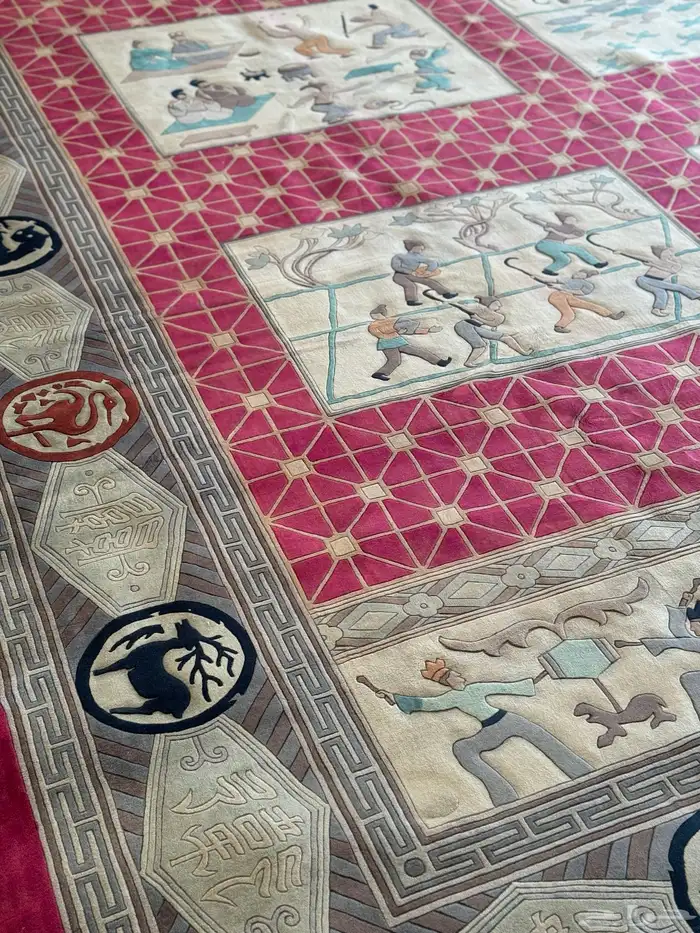 سجاد صيني نخب اول حرير من النوادر 0