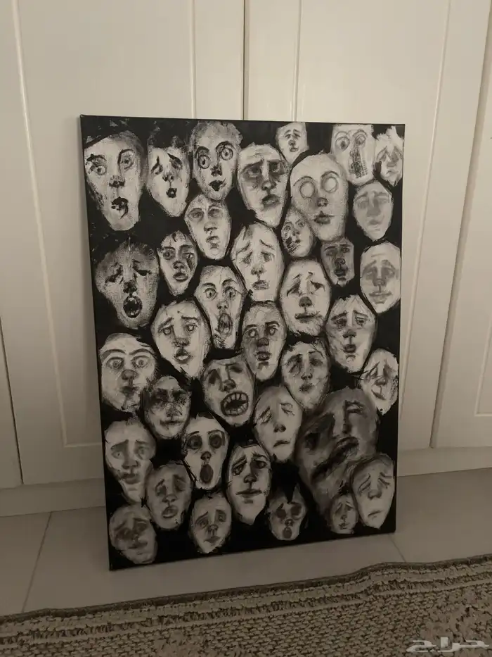 لوحات جداريه مرسومه بالاكريلك للمهتمين 0