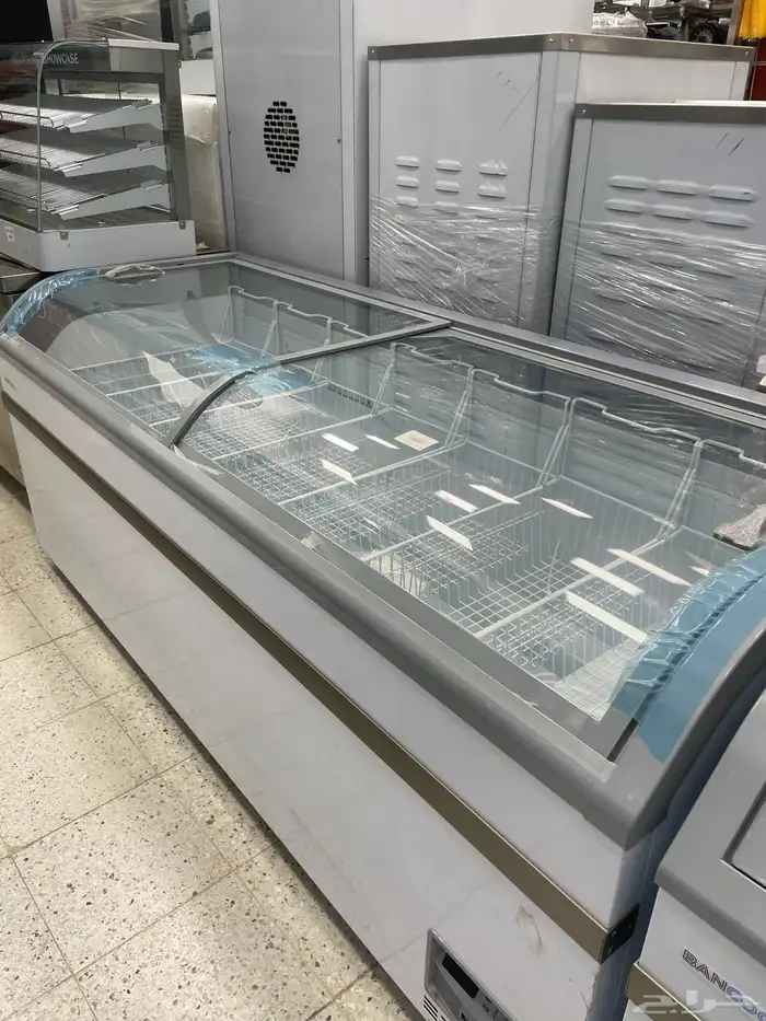 ثلاجات عرض معدات مطاعم فريزر ستانلس استيل 6