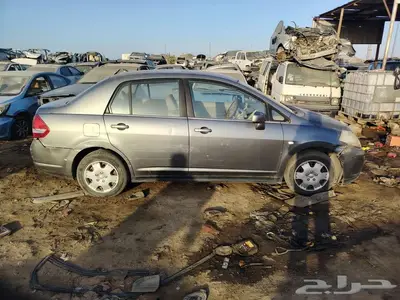 تشليح الحمدانيه نيسان تيدا 2008للبيع قطع غيارفقط 2