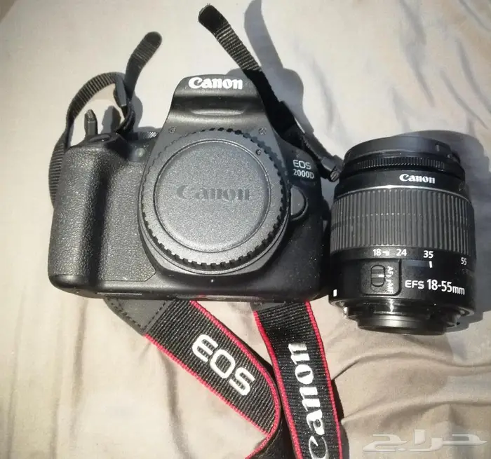 كاميرا Canon EOS 2000D مع جميع ملحقاتها جديده لم تستخدم 0