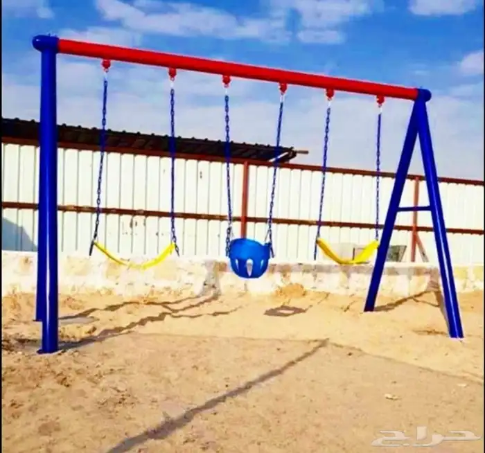 مرجيحه جديده مع 3 كرسي تناسب للطفال والا كبار خصم خاص 0