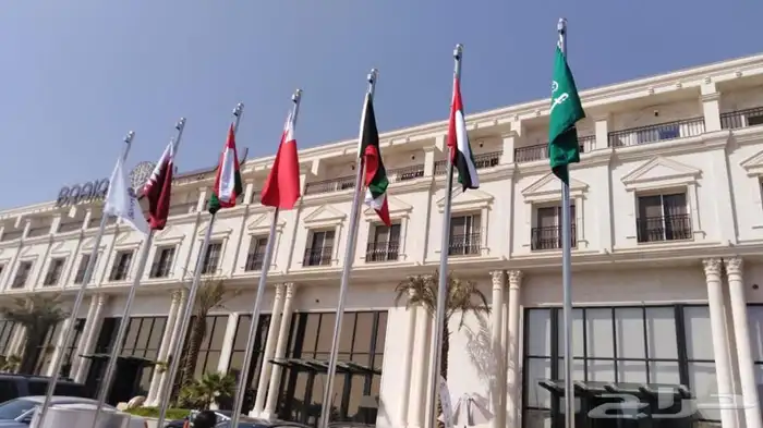 سواري ساري ستاند اعلام علم مبطن تطريز طباعة دجتل 0