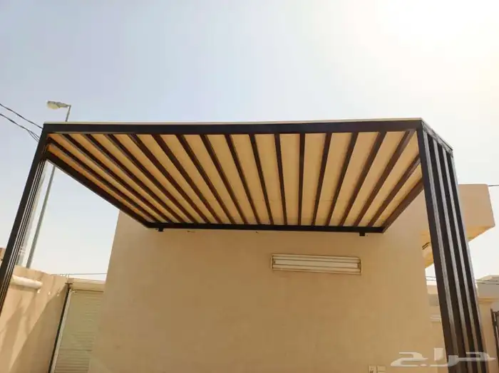 مظلات سواتر شراع جلد ساتر حديد 2