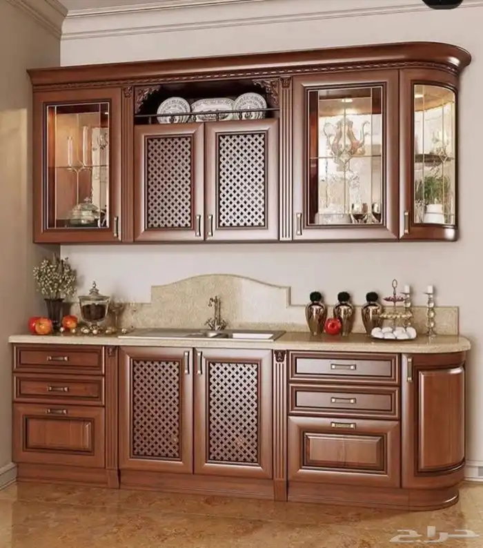 طاولات ودولايب وديكوات خشبية 19