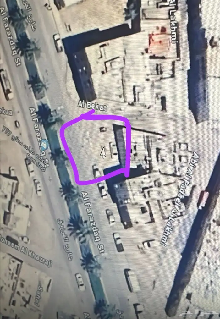 للبيع أرض بالصالحية  شارع الفرزدق 2