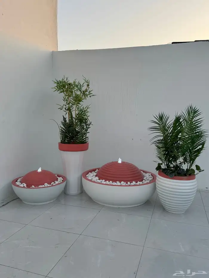 نوافير وأحواض وشلالات فيبر 1