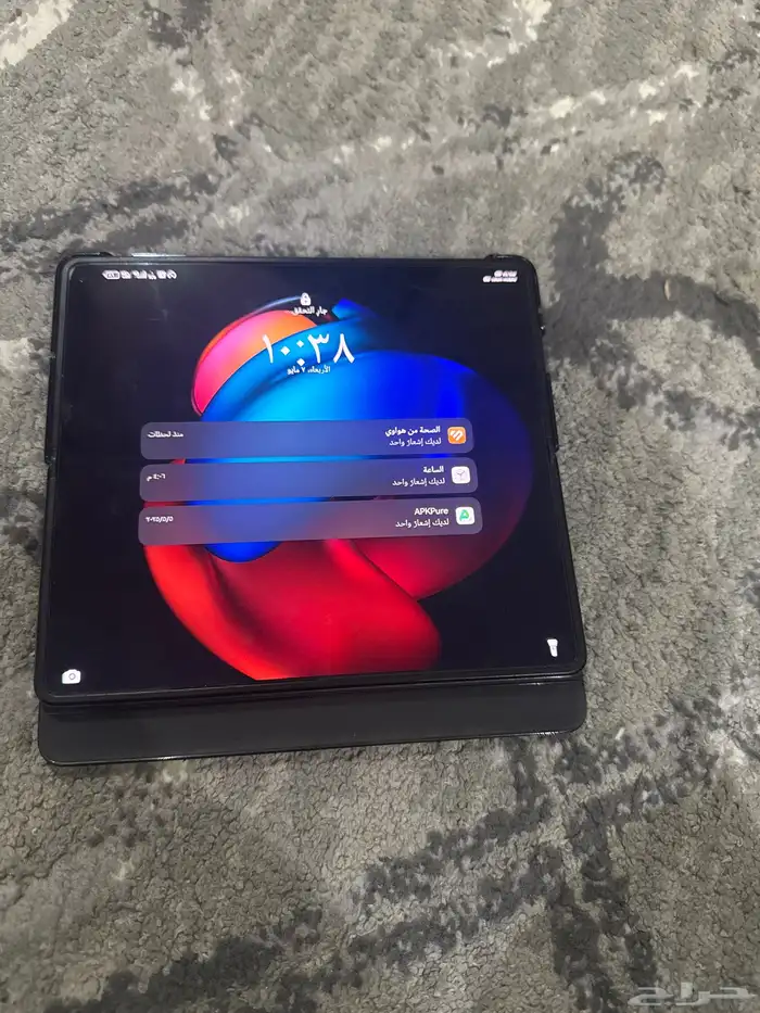 هواوي قابل للطي بدون كرتون. مع شاحن 0