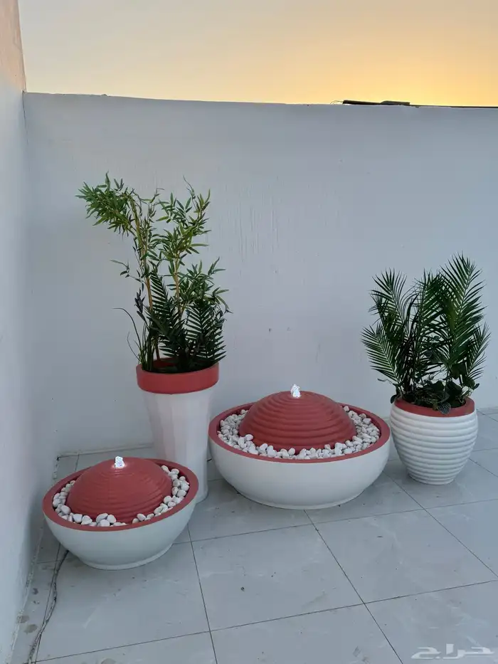 نوافير وأحواض وشلالات فيبر 0