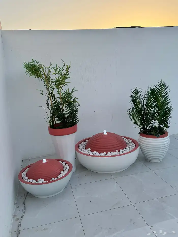 نوافير وأحواض وشلالات فيبر 6