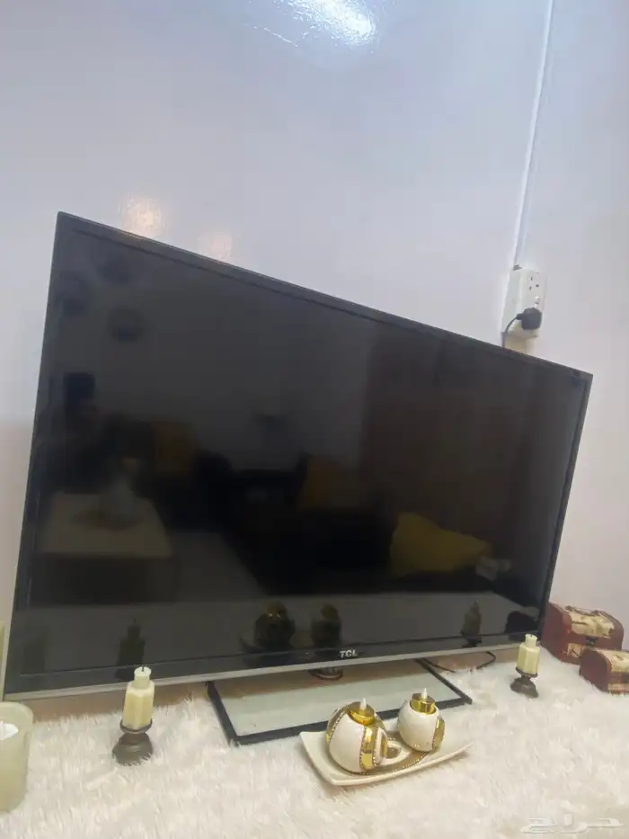 شاشة تلفاز TCL لوحة رسم وردة جوري ستارة رول فضي وابيض 0