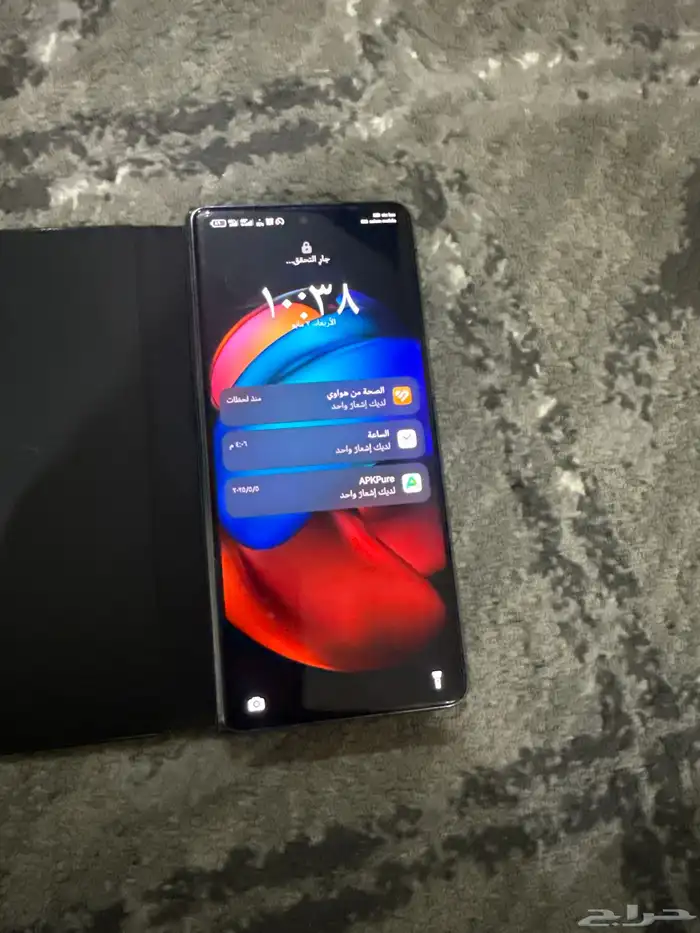 هواوي قابل للطي بدون كرتون. مع شاحن 1