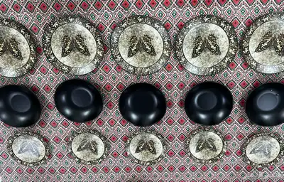طقم الضيافه كاسات وصحون. للبيع غير مستخدم 9
