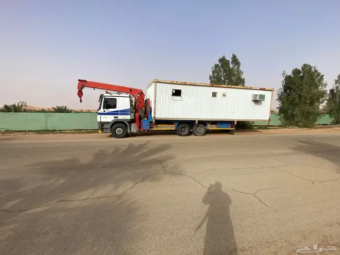 كرينات دبل وسطحات للاجار نقل بركسات وغرف جاهزه 3