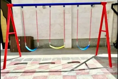 مرجيحه جديده مع 3 كرسي تناسب للطفال والا كبار خصم خاص 11