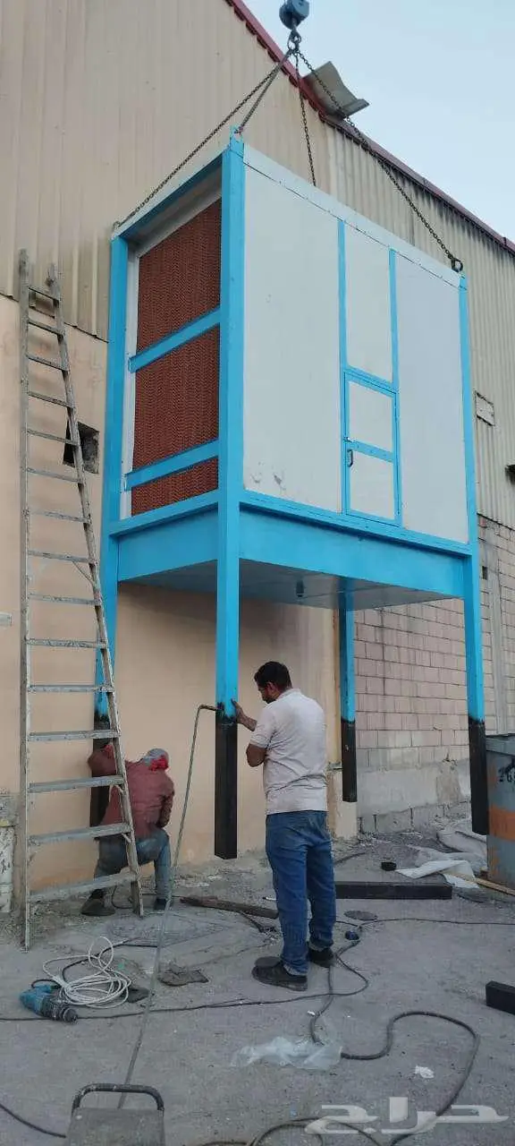 مكيف صحراوي للمصانع والمستودعات حجم عملاق 6