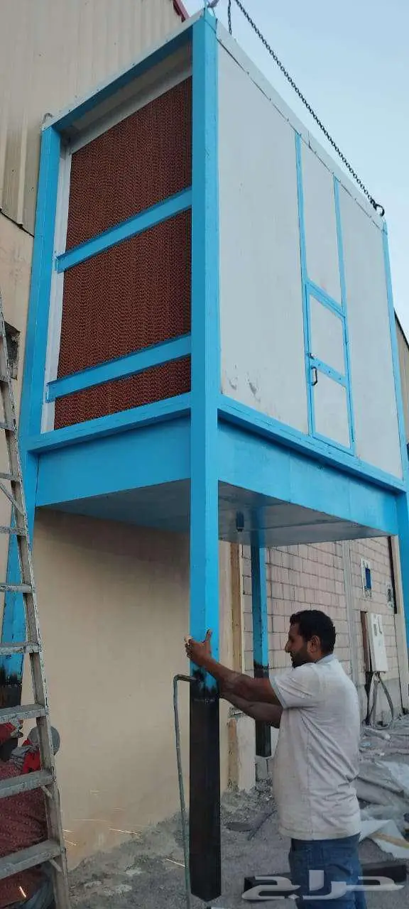 مكيف صحراوي للمصانع والمستودعات حجم عملاق 8