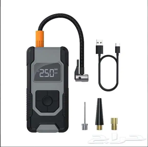 منفاخ هواء لاسلكي  7500mAh   يشحن جوالك ويعب ي كفراتك 1