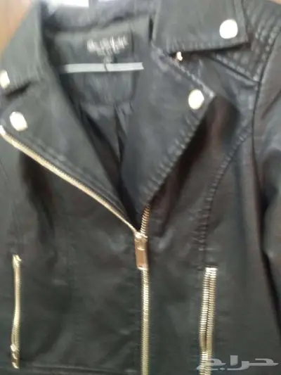 Miss Selfige Leather biker jacket index