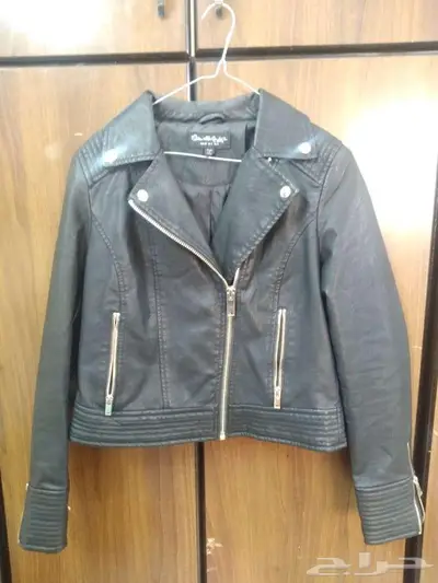 Miss Selfige Leather biker jacket index