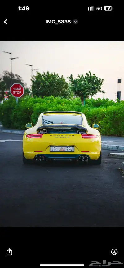 للبيع بورش كاريرا اس 911 معدل 2012 لوحة مميزة 991 12