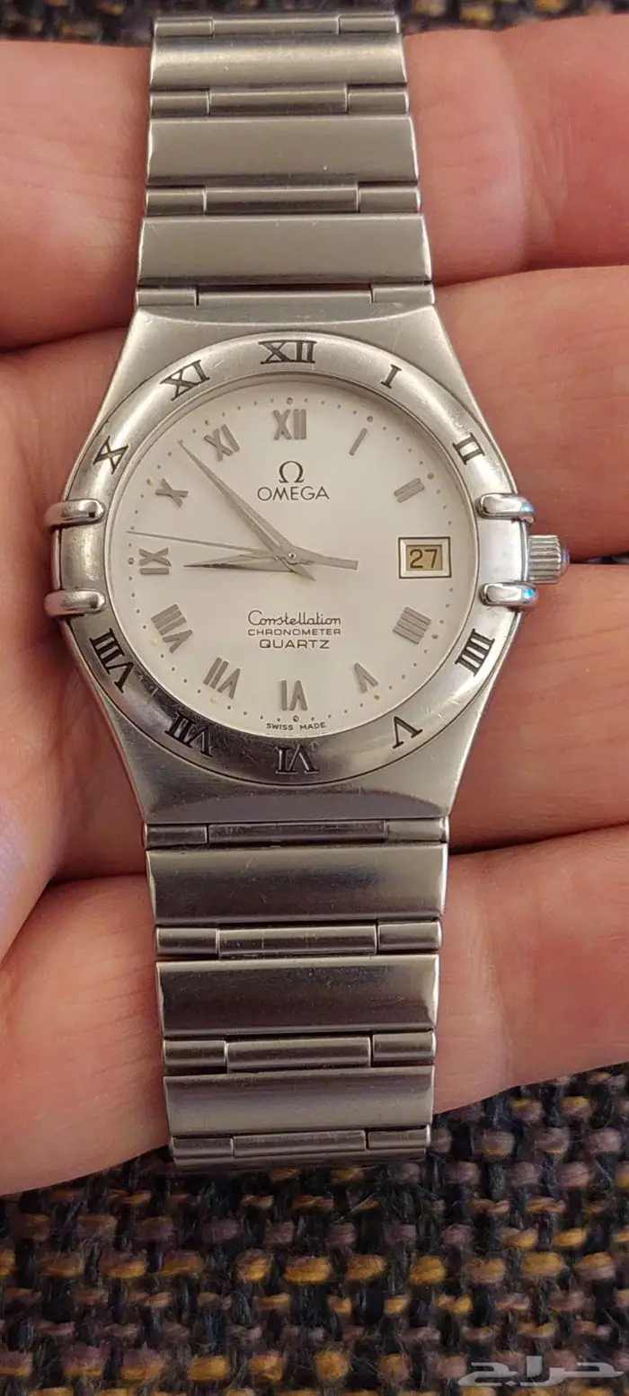 ساعة نوع اوميقا كونستلاشن OMEGA رجالية سويسرية أصلية 10