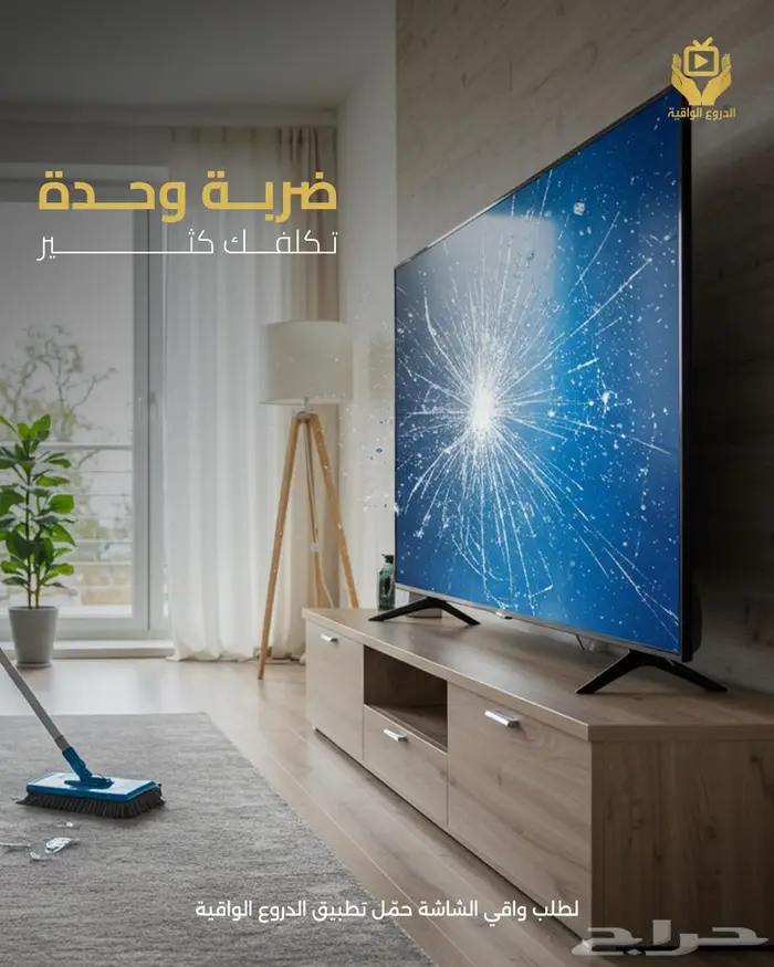 واقي شاشة تلفزيون من الكسر خصم خاص 7