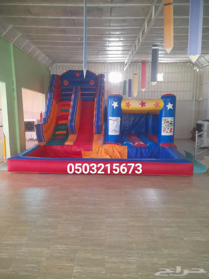 اجار نطيطات نطيطه زحليقه مائيه ملعب صابوني في الرياض 6