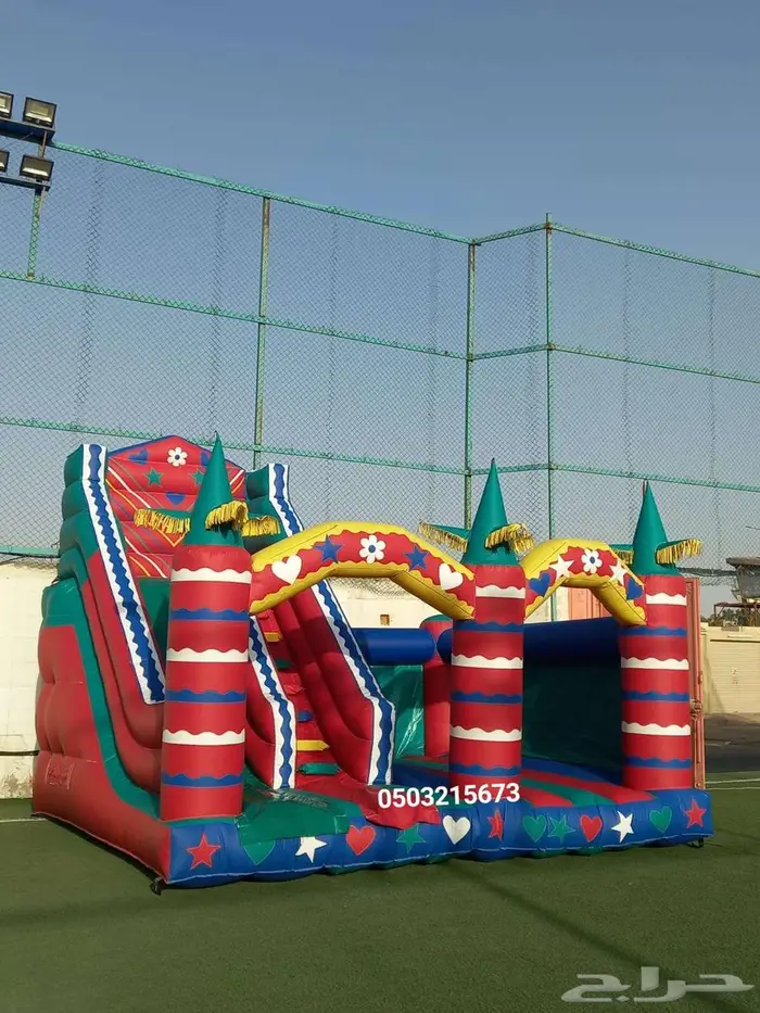 اجار نطيطات نطيطه زحليقه مائيه ملعب صابوني في الرياض 12