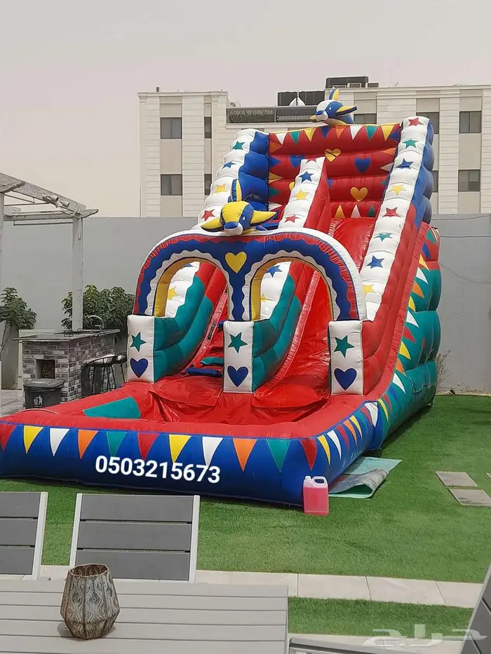 اجار نطيطات نطيطه زحليقه مائيه ملعب صابوني في الرياض 0