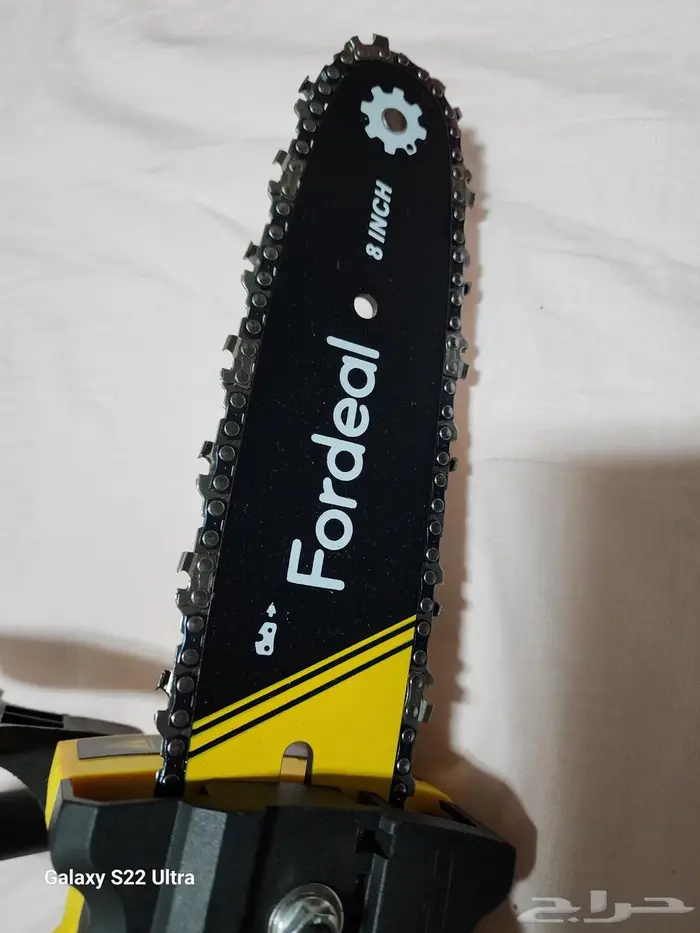 منشار جنزيري 8 انش لاسلكي لقطع الخشب والحطب جديد 3