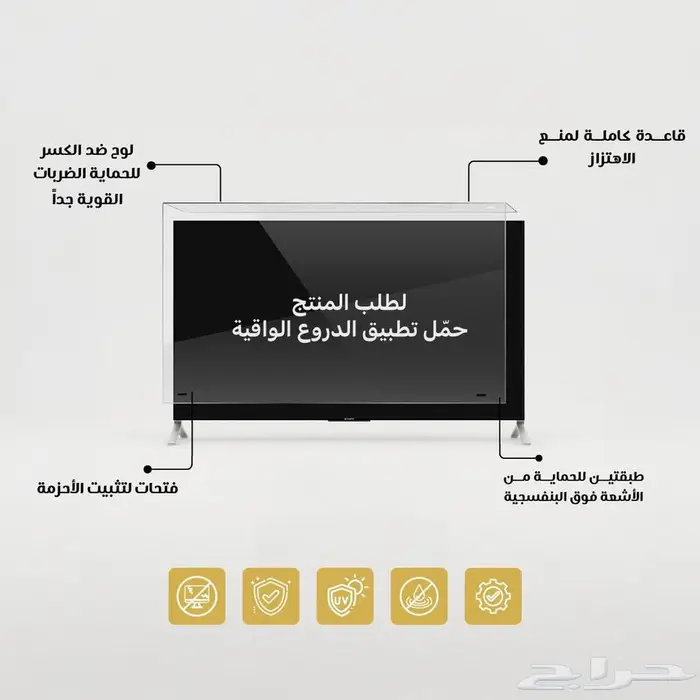 احمي شاشة تلفزيونك من الكسر عرض خاص 2